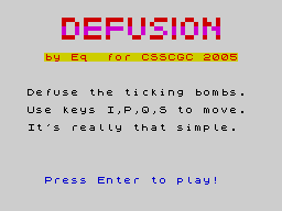 Opening screen