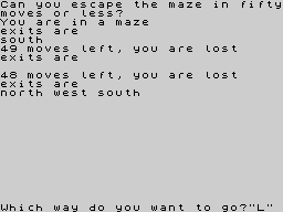 Running screen