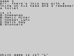 Running screen