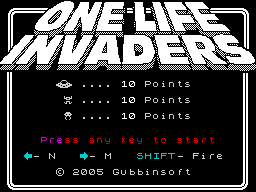 Opening screen
