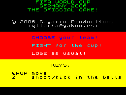 Opening screen