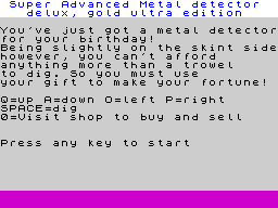 Opening screen