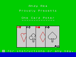 Opening screen