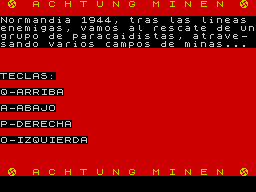 Opening screen