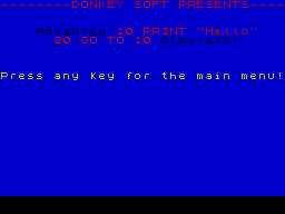 Opening screen