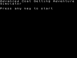 Opening screen
