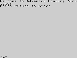 Opening screen