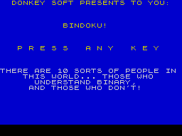 Opening screen