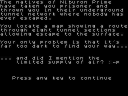 Opening screen