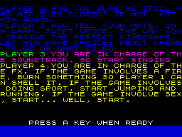 Running screen