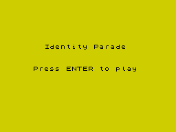 Opening screen