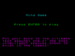 Opening screen