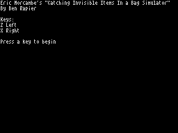 Opening screen