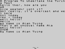 Running screen