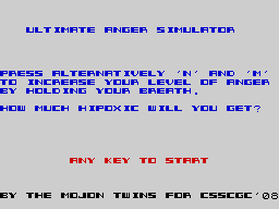 Opening screen