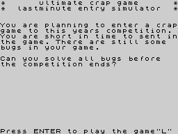 Opening screen