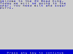 Opening screen