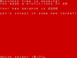 Running screen