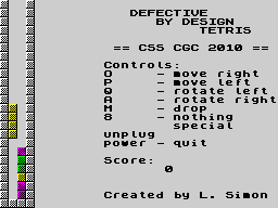 Running screen