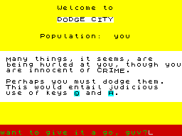 Opening screen