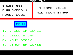 Running screen