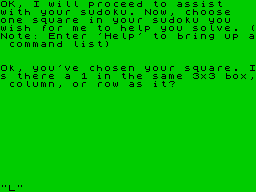 Running screen