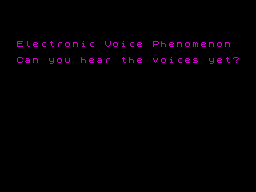 Running screen