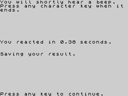 Running screen
