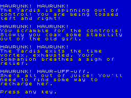 Running screen