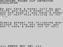 Running screen