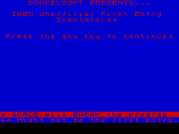 Running screen
