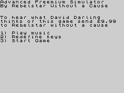 Running screen