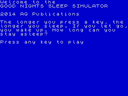 Running screen