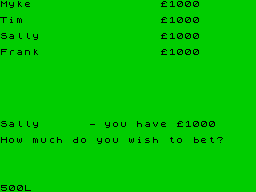 Running screen