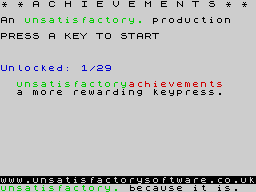Opening screen