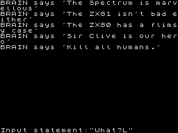 Running screen