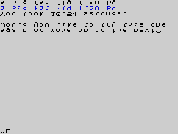 Running screen