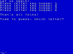 Running screen