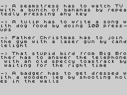 Running screen
