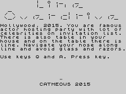 Opening screen
