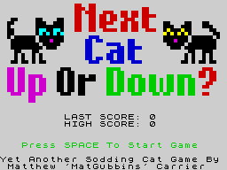 Opening screen