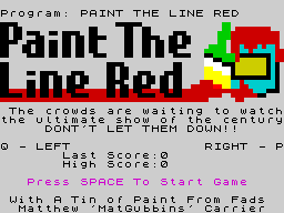 Opening screen