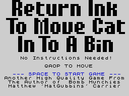 Opening screen
