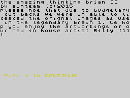 Running screen