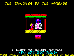 Opening screen