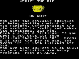 Opening screen