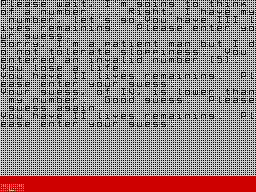 Running screen