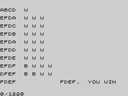 Running screen
