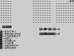 Running screen