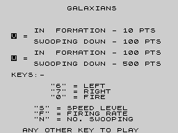Opening screen